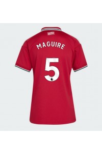 Manchester United Harry Maguire #5 Jalkapallovaatteet Naisten Kotipaita 2026-27 Lyhythihainen